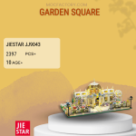JIESTAR JJ9043 Garden Square Model Bricks