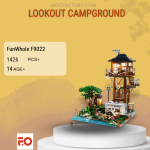 FunWhole F9022 Lookout Campground Model Bricks