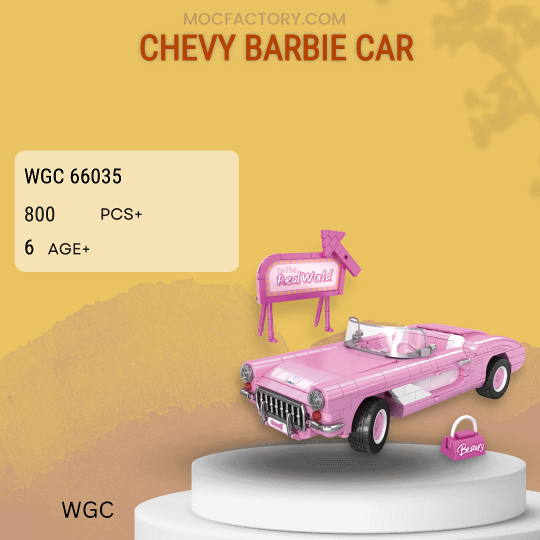 WGC 66035 Chevy Barbie Car Model Bricks MOC FACTORY