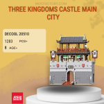 DECOOL / JiSi 20510 Three Kingdoms Castle Main City Model Bricks