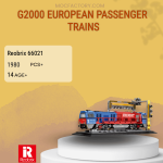 REOBRIX 66021 G2000 European Passenger Trains Model Bricks