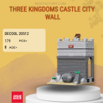 DECOOL / JiSi 20512 Three Kingdoms Castle City Wall Model Bricks
