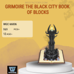 WGC 66006 Grimoire The Black City Book of Blocks Model Bricks