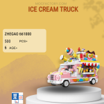 ZHEGAO 661000 Ice Cream Truck Model Bricks