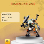 MOC Factory 165864 Titanfall 2 BT-7274 Model Bricks