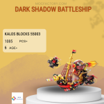 KALOS BLOCKS 55003 Dark Shadow Battleship Model Bricks
