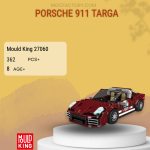 MOULD KING 27060 Porsche 911 Targa Model Bricks