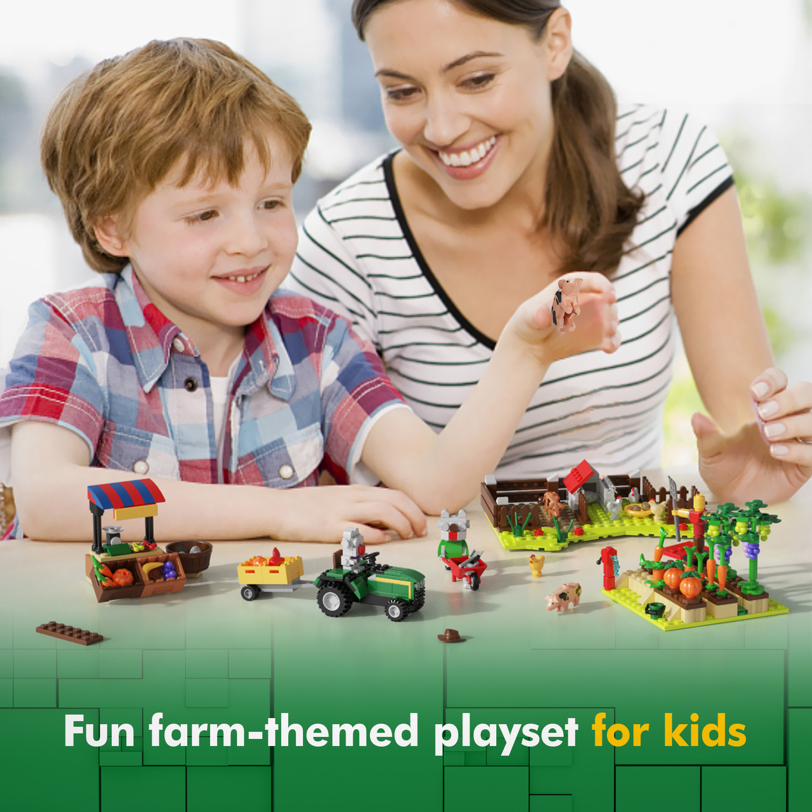 MOC Factory 89161 A Small Farm Model Bricks 2 - MOC FACTORY MOC Factory 89161 A Small Farm Model Bricks - Image 2