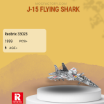 REOBRIX 33023 J-15 Flying Shark Model Bricks