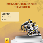 MOC Factory 89157 Horizon Forbidden West Tremortusk Model Bricks