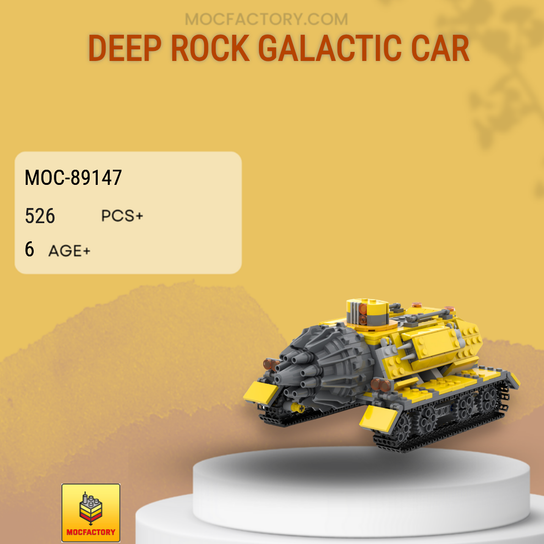 MOC Factory 89147 Deep Rock Galactic Car Model Bricks 1 - MOC FACTORY MOC Factory 89147 Deep Rock Galactic Car Model Bricks