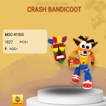 MOC Factory 41933 Crash Bandicoot Model Bricks