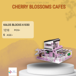 KALOS BLOCKS 61030 Cherry Blossoms Cafes Model Bricks