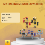 MOC Factory 89159 My Singing Monsters Wubbox Model Bricks