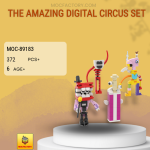 MOC Factory 89183 The Amazing Digital Circus Set Model Bricks