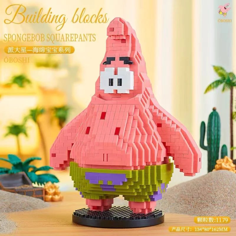 BALODY 18383 Patrick Star Model Bricks 3 - MOC FACTORY BALODY 18383 Patrick Star Model Bricks - Image 3