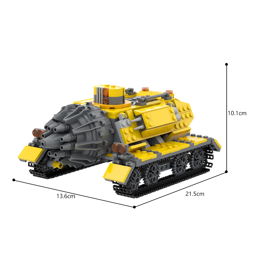 MOC Factory 89147 Deep Rock Galactic Car Model Bricks 3 - MOC FACTORY MOC Factory 89147 Deep Rock Galactic Car Model Bricks - Image 3