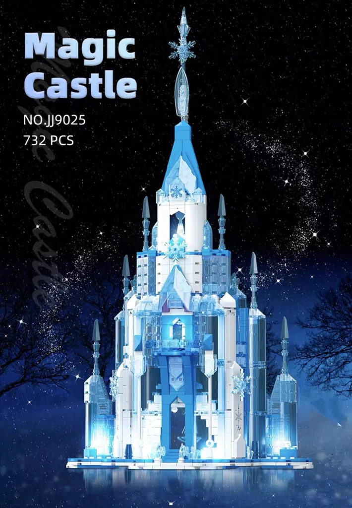 JIESTAR JJ9025 Frozen Magic Castle Model Bricks | MOC FACTORY