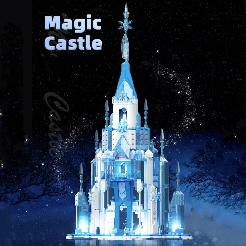 JIESTAR JJ9025 Frozen Magic Castle Model Bricks 7 - MOC FACTORY JIESTAR JJ9025 Frozen Magic Castle Model Bricks - Image 7
