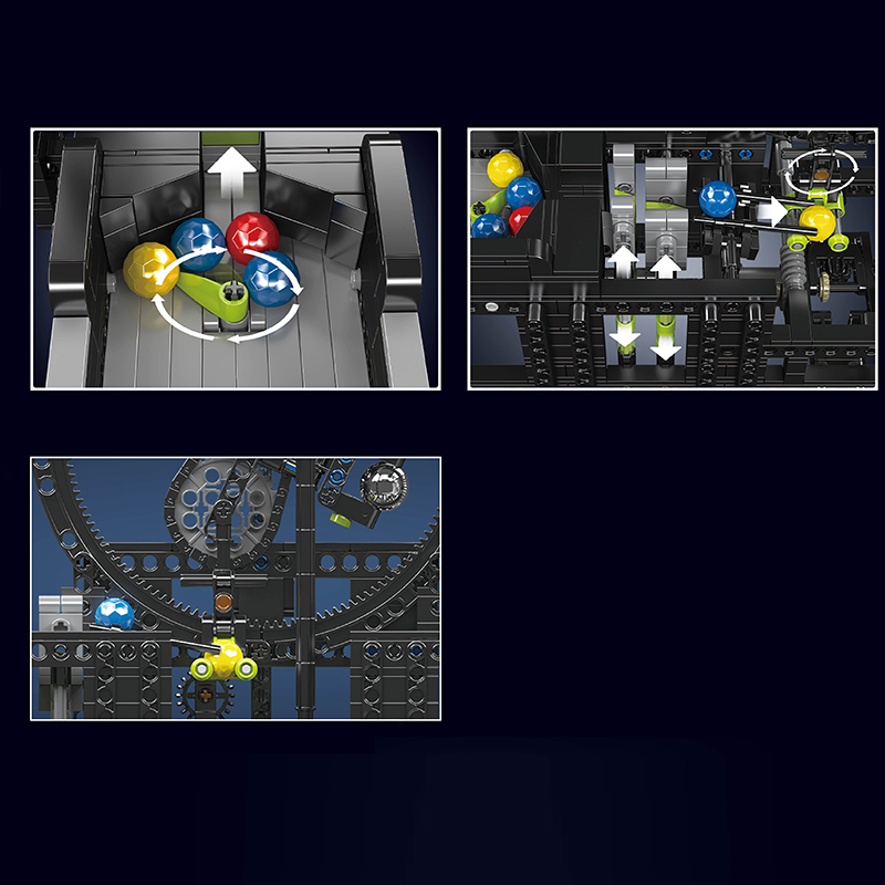 MOULD KING 26015 GBC Assembly Line Planetary Elevator With Motor Model Bricks 6 - MOC FACTORY MOULD KING 26015 GBC Assembly Line Planetary Elevator With Motor Model Bricks - Image 6
