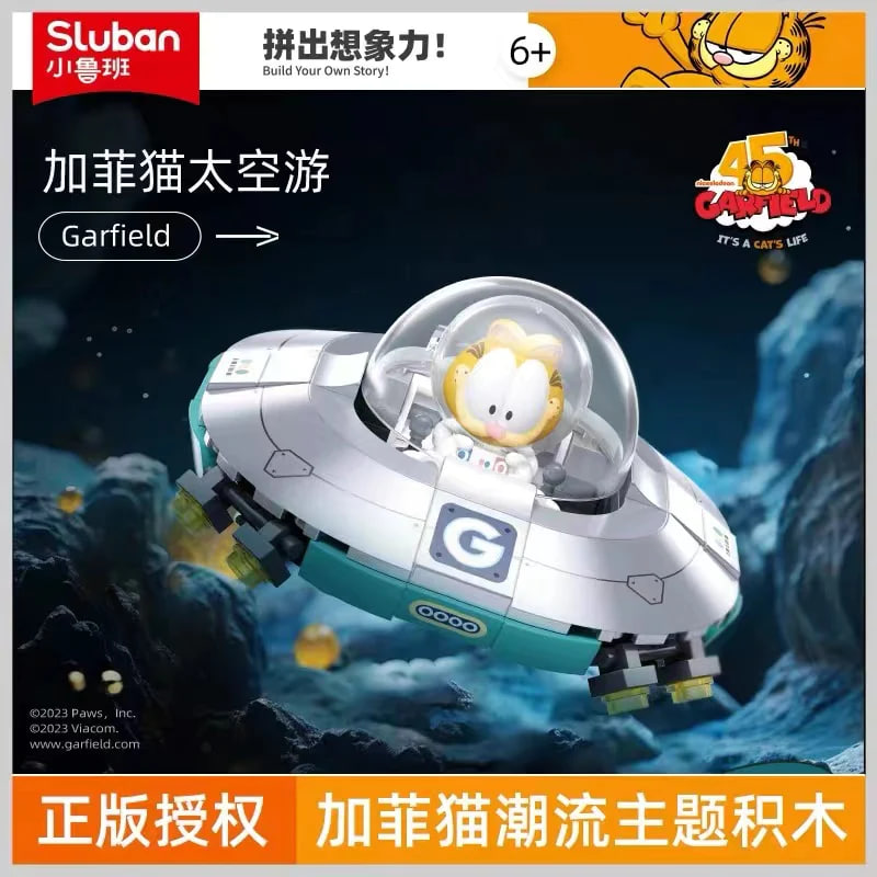 Sluban M38-B1223 Garfield Space Tour Model Bricks 6 - MOC FACTORY Sluban M38-B1223 Garfield Space Tour Model Bricks - Image 6