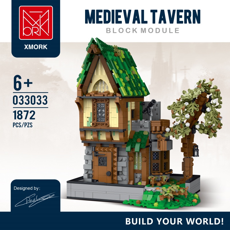 MORK 033033 Medieval Tavern Model Bricks 3 - MOC FACTORY MORK 033033 Medieval Tavern Model Bricks - Image 3