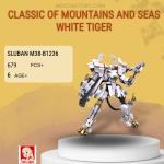 Sluban M38-B1236 Classic of Mountains and Seas White Tiger Model Bricks