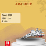 REOBRIX 33028 J-15 Fighter Model Bricks