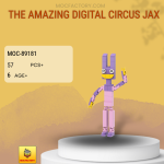 MOC Factory 89181 The Amazing Digital Circus Jax Model Bricks