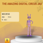 MOC Factory 89160 The Amazing Digital Circus Jax Model Bricks