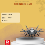 REOBRIX 33025 Chengdu J-20 Model Bricks