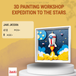 JAKI JK5306 3D Painting Workshop Expedition to the Stars Model Bricks