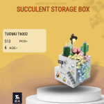 TuoMu T6002 Succulent Storage Box Model Bricks