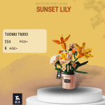 TuoMu T6003 Sunset Lily Model Bricks