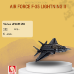 Sluban M38-B0510 Air Force F-35 Lightning II Model Bricks