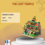 ZHEGAO 612022 The Lost Temple Model Bricks