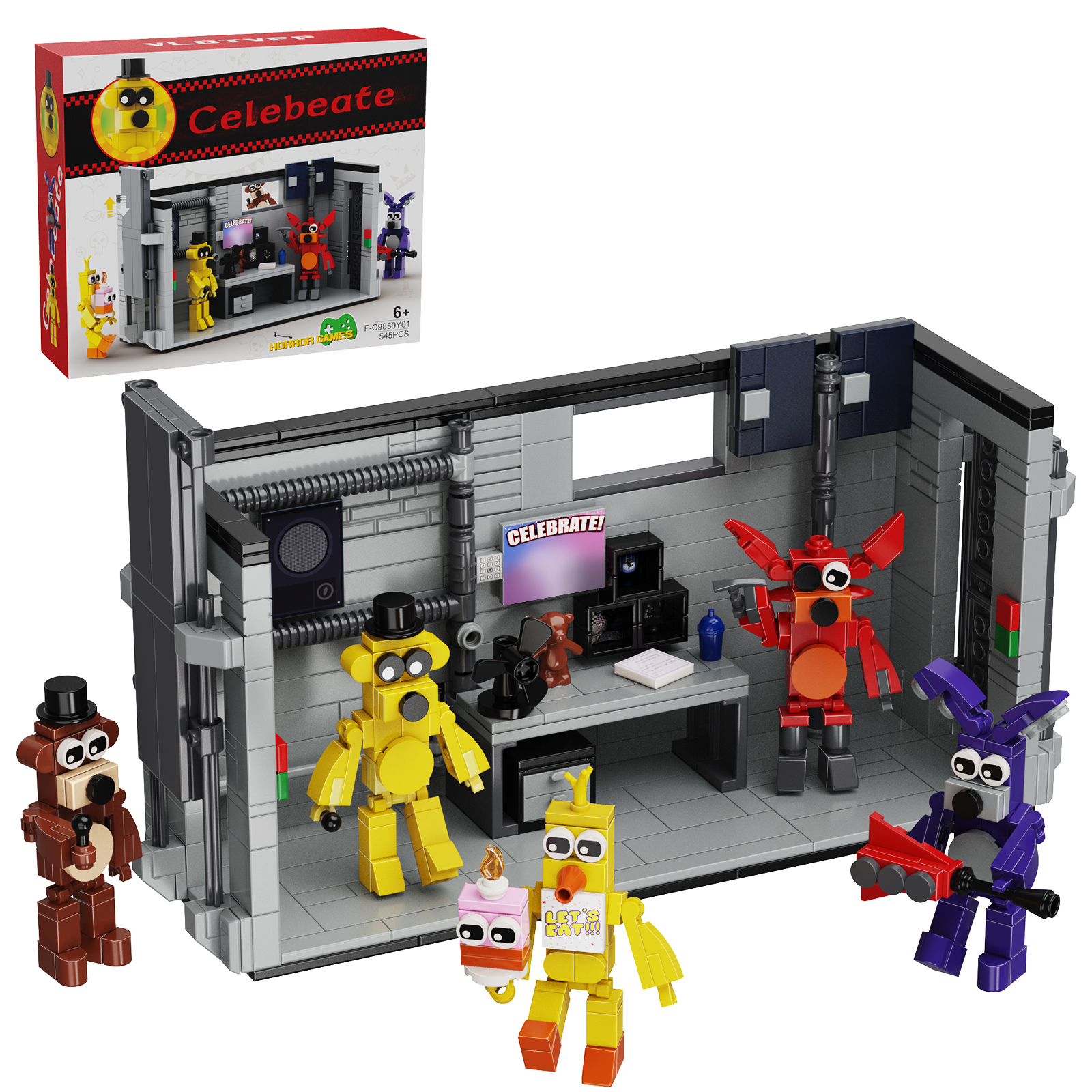 MOC Factory 89134 Five Nights at Freddy's Model Bricks 5 - MOC FACTORY MOC Factory 89134 Five Nights at Freddy's Model Bricks - Image 5