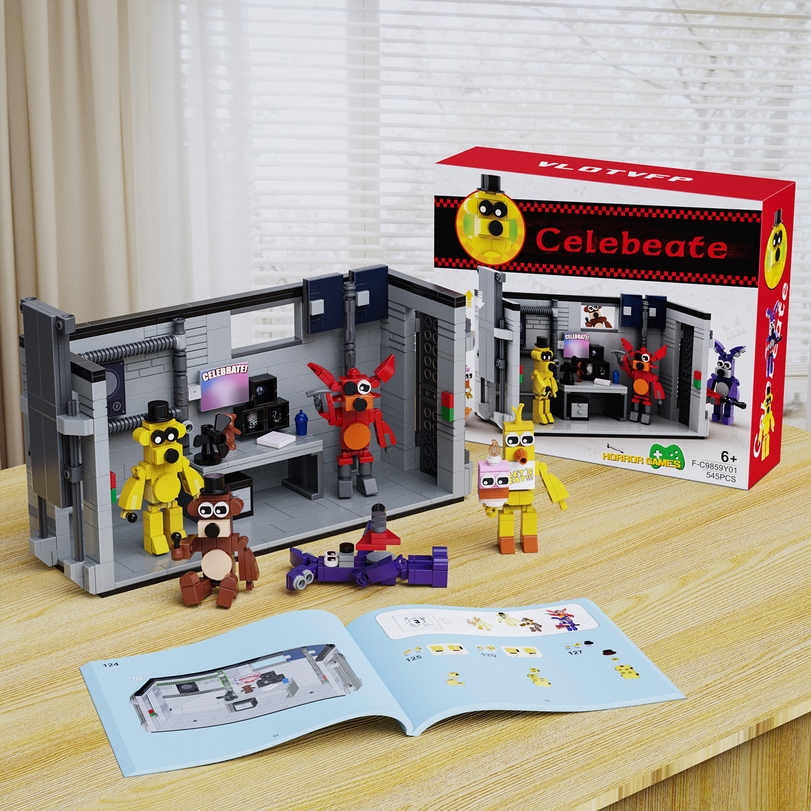 MOC Factory 89134 Five Nights at Freddy's Model Bricks 7 - MOC FACTORY MOC Factory 89134 Five Nights at Freddy's Model Bricks - Image 7