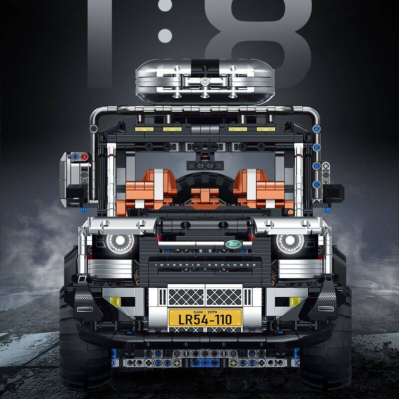 GULY 10620 WEISHI-110 Off-Road With Motor Model Bricks 8 - MOC FACTORY GULY 10620 WEISHI-110 Off-Road With Motor Model Bricks - Image 8