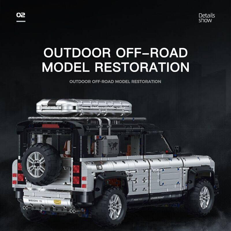 GULY 10620 WEISHI-110 Off-Road With Motor Model Bricks 7 - MOC FACTORY GULY 10620 WEISHI-110 Off-Road With Motor Model Bricks - Image 7