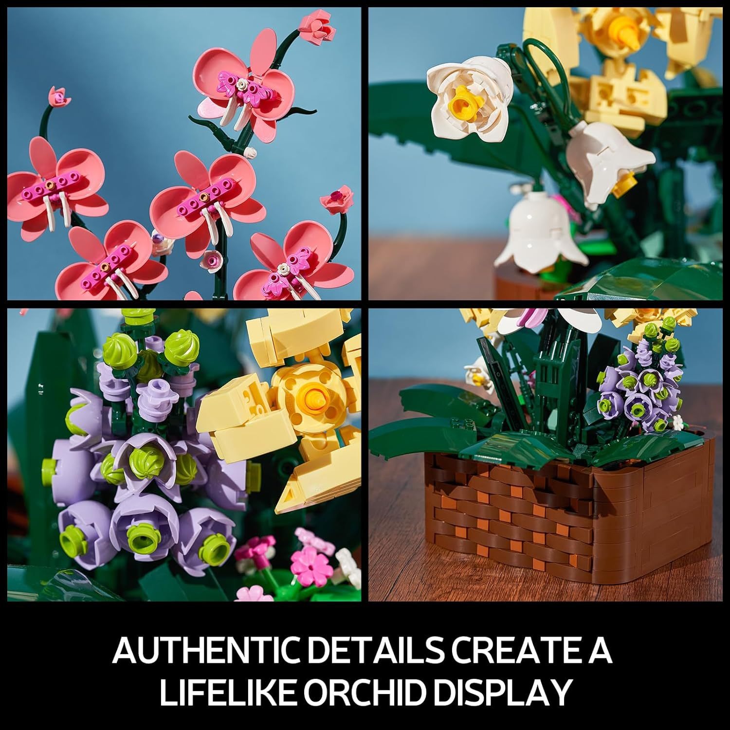 Custom 92202 Orchid Model Bricks 5 - MOC FACTORY Custom 92202 Orchid Model Bricks - Image 5