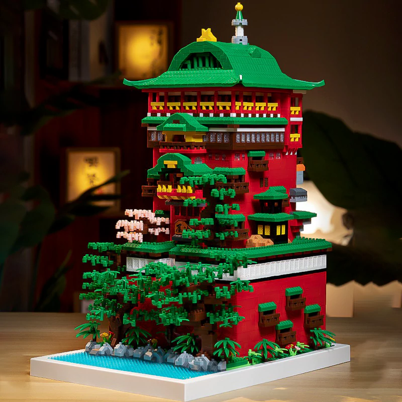 J-ARER DMC002 Soup House Model Bricks 2 - MOC FACTORY J-ARER DMC002 Soup House Model Bricks - Image 2