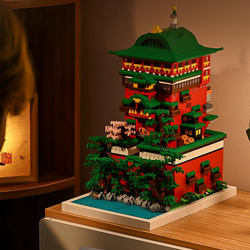 J-ARER DMC002 Soup House Model Bricks 4 - MOC FACTORY J-ARER DMC002 Soup House Model Bricks - Image 4