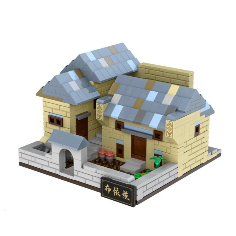 KALOS BLOCKS 81002 Chinese Traditional Buyi Dwellings Model Bricks 2 - MOC FACTORY KALOS BLOCKS 81002 Chinese Traditional Buyi Dwellings Model Bricks - Image 2