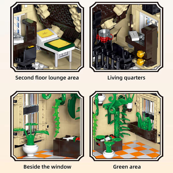 BAKA 33206 Magic Flower Workshop Model Bricks 6 - MOC FACTORY BAKA 33206 Magic Flower Workshop Model Bricks - Image 6