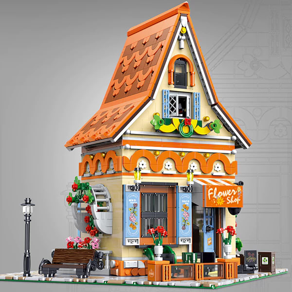 BAKA 33206 Magic Flower Workshop Model Bricks 3 - MOC FACTORY BAKA 33206 Magic Flower Workshop Model Bricks - Image 3
