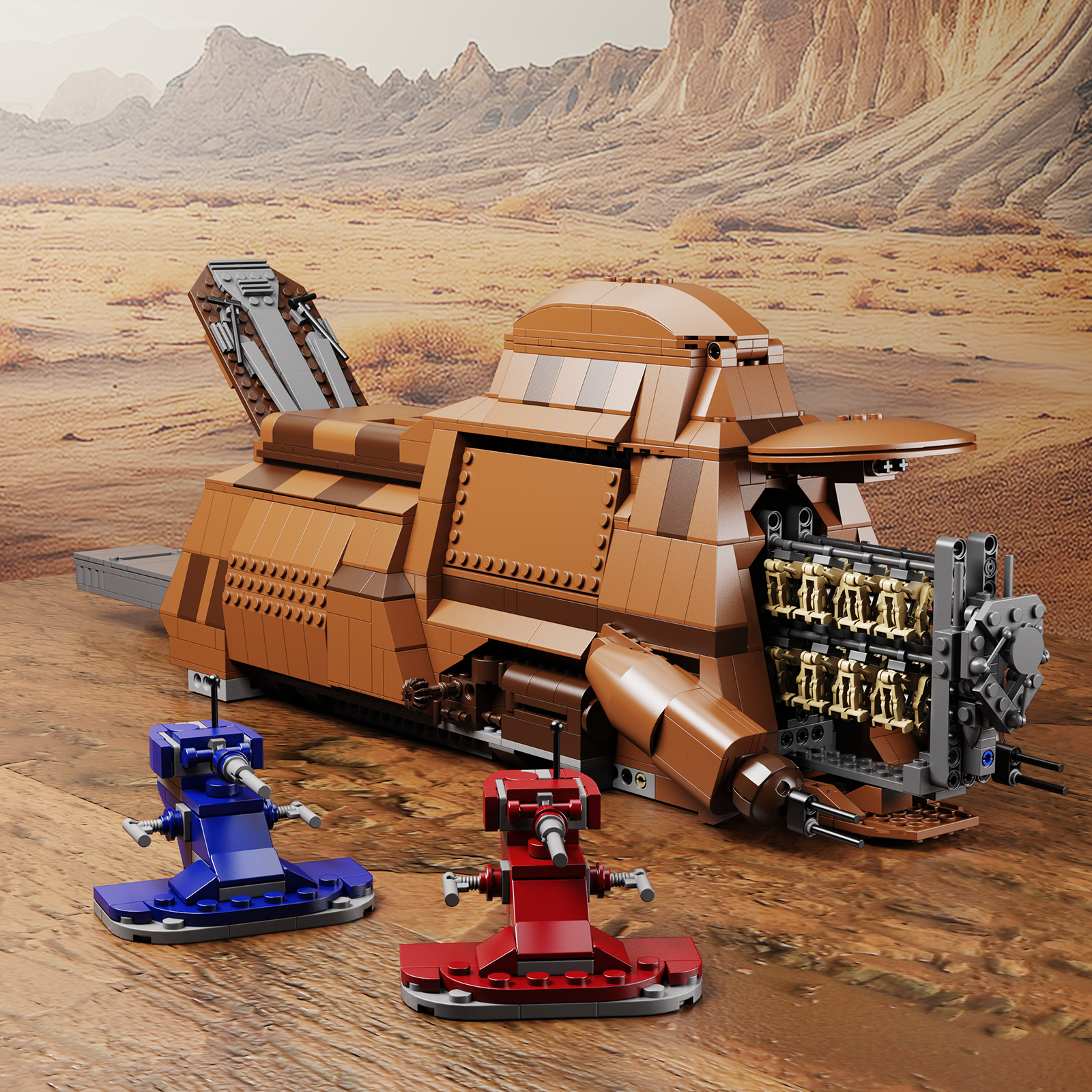 MOC Factory 89104 Duck Troop Transport - MTT Model Bricks 8 - MOC FACTORY MOC Factory 89104 Duck Troop Transport - MTT Model Bricks - Image 8