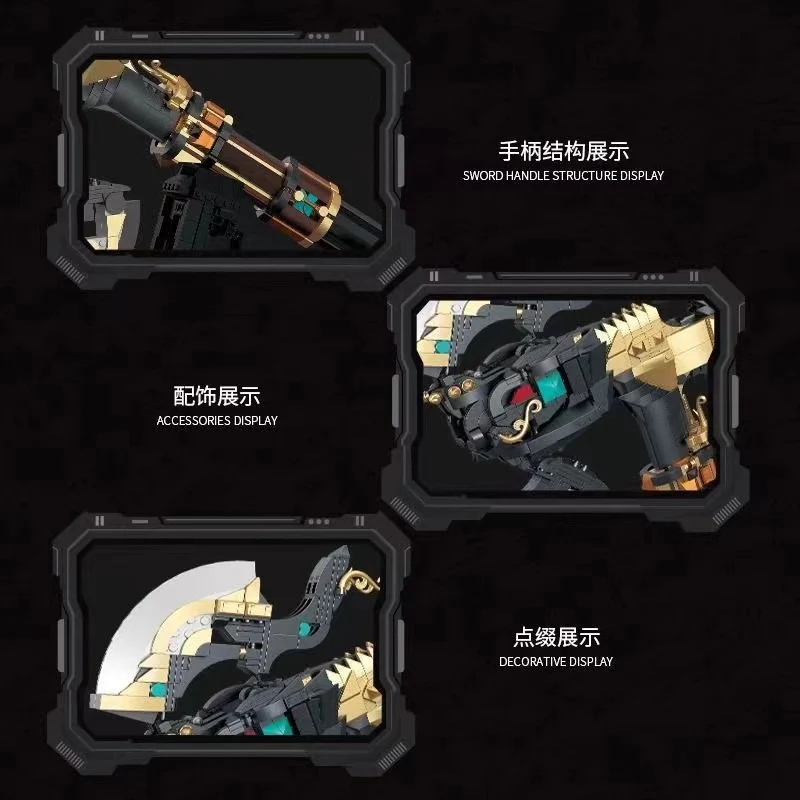 CREATE WITH PASSION 212225 Odin's Ax Model Bricks 4 - MOC FACTORY CREATE WITH PASSION 212225 Odin's Ax Model Bricks - Image 4