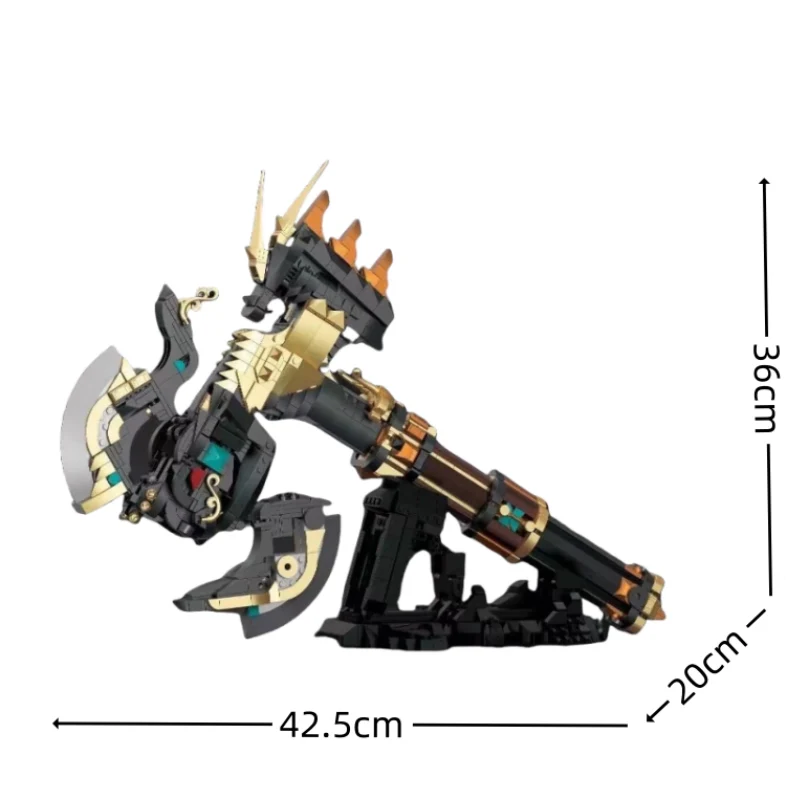 CREATE WITH PASSION 212225 Odin's Ax Model Bricks 2 - MOC FACTORY CREATE WITH PASSION 212225 Odin's Ax Model Bricks - Image 2