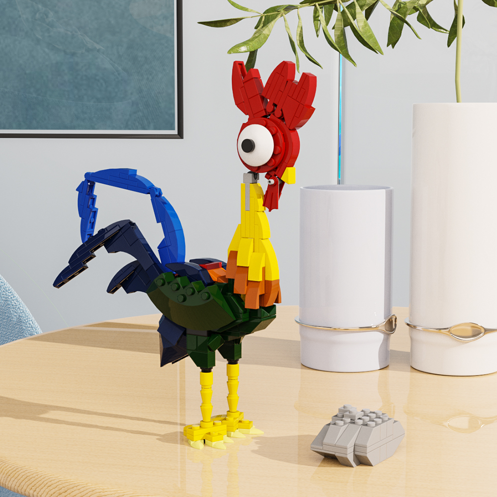 MOC Factory 89093 Moana Heihei Model Bricks 9 - MOC FACTORY MOC Factory 89093 Moana Heihei Model Bricks - Image 9